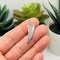4, 20 or 50 Pieces: Silver Wing Connector Charms, Double Sided